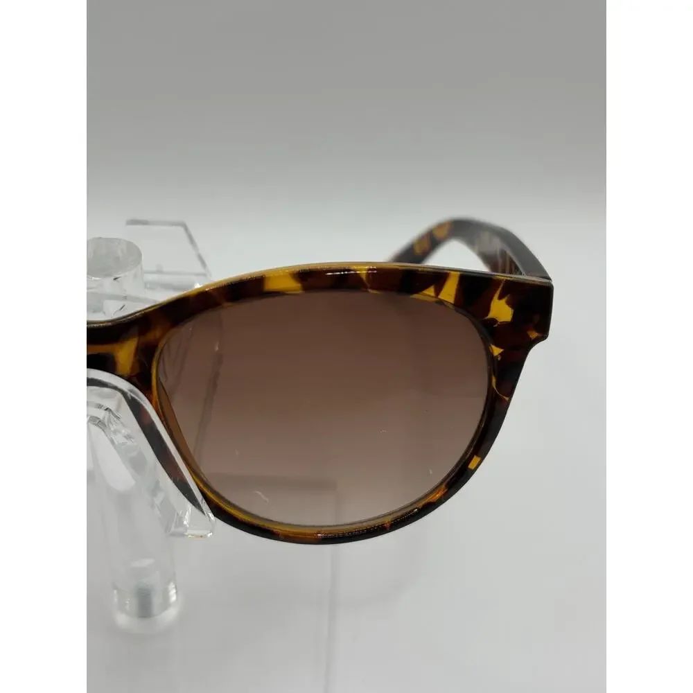 Oscar de la Renta Tortoise Oversized Sunglasses Brown Gradient Lens